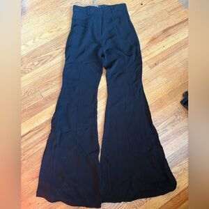 Mango Black Wide Leg Pants